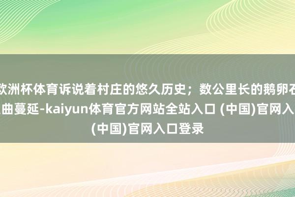 欧洲杯体育诉说着村庄的悠久历史；数公里长的鹅卵石古谈迂曲蔓延-kaiyun体育官方网站全站入口 (中国)官网入口登录