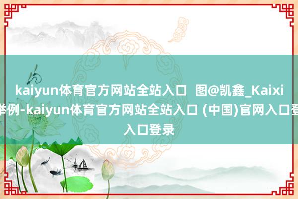 kaiyun体育官方网站全站入口  图@凯鑫_Kaixin 举例-kaiyun体育官方网站全站入口 (中国)官网入口登录